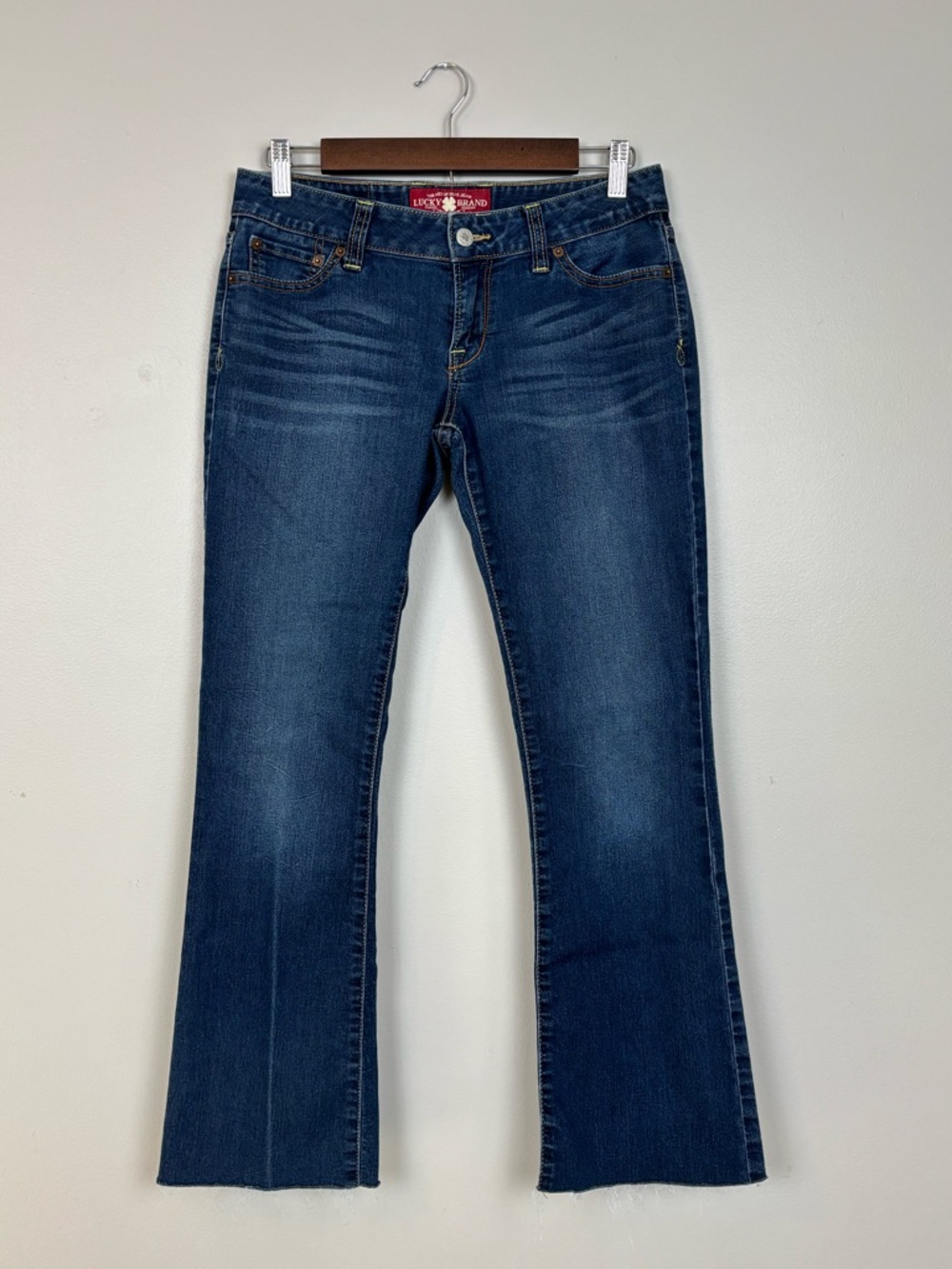 Vintage Lucky Brand Jeans Womens 27 Dark Indigo Sofia Boot Cut Low Rise Denim